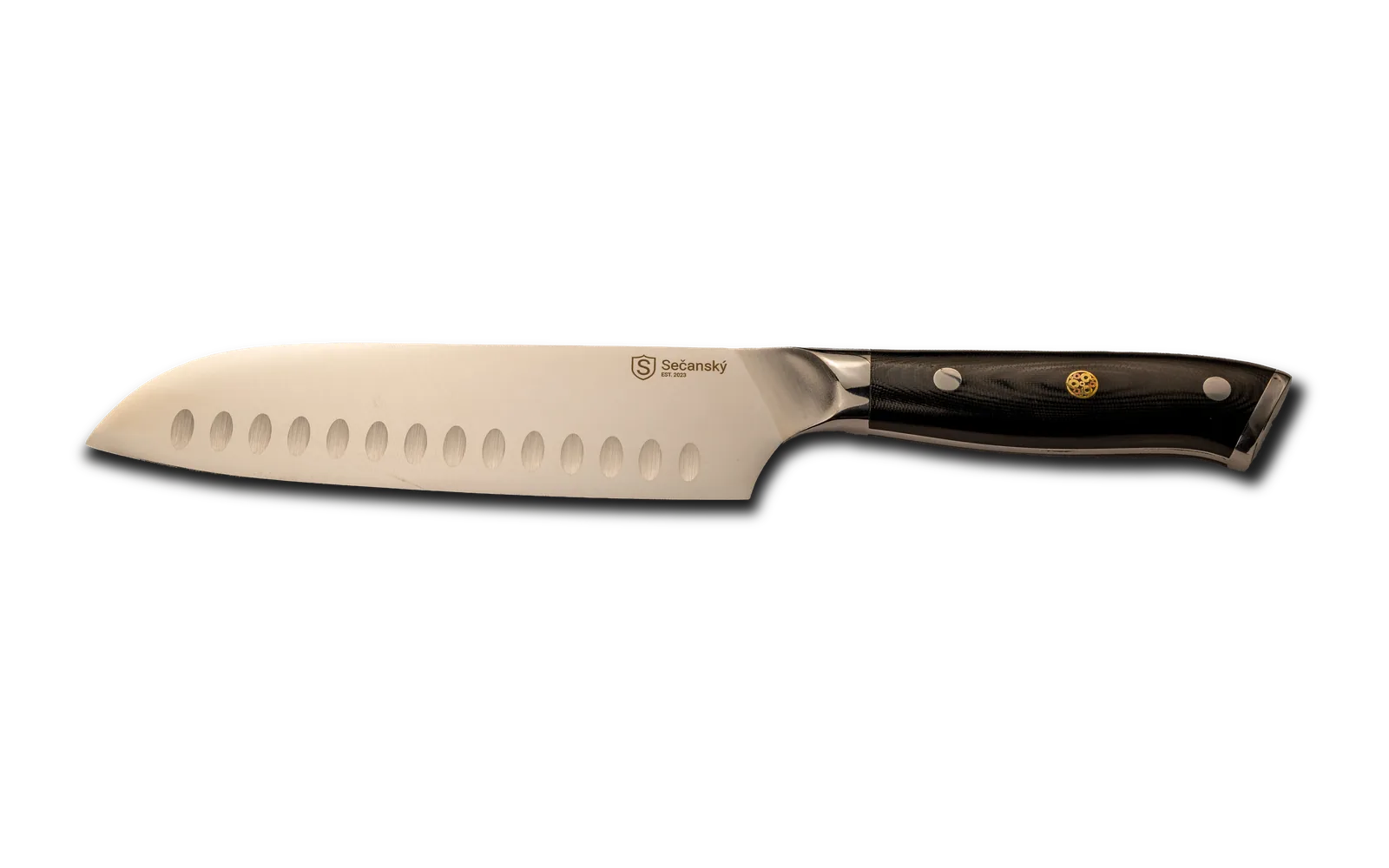 Santoku s výbrusmi 18 cm – Sečanský Chef