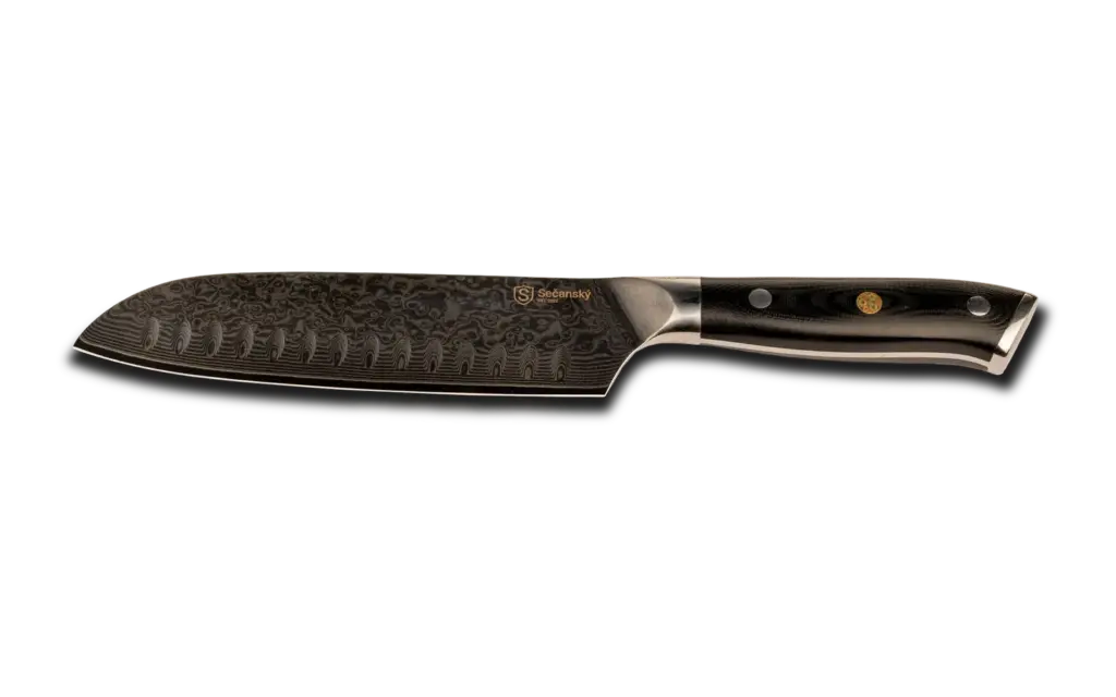 Santoku s výbrusmi 18 cm – Sečanský Master